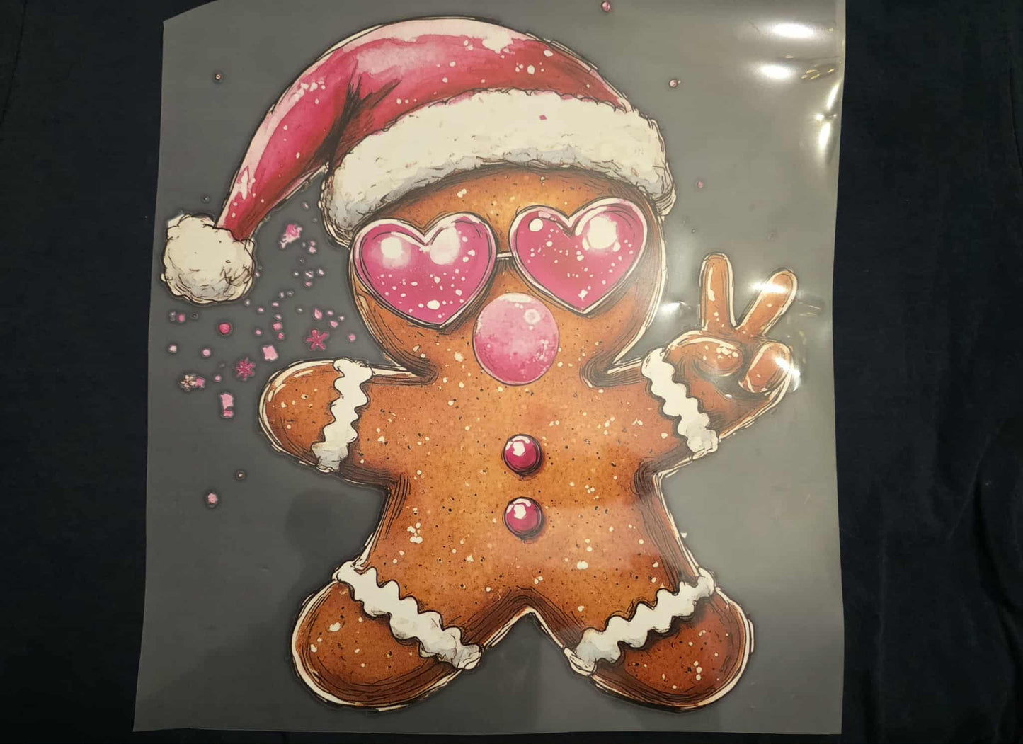 Gingerbread Screen Print
