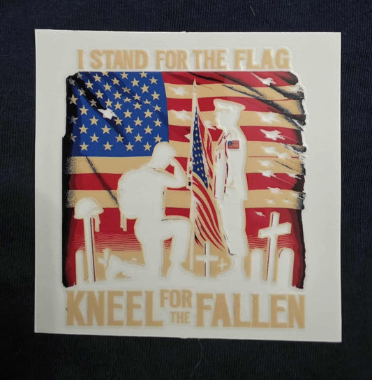 I Stand for the Flag Decal