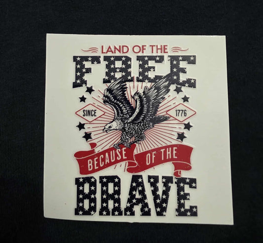 Land of the Free Decal