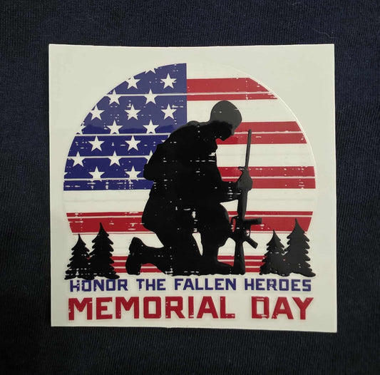 Memorial Day Decal