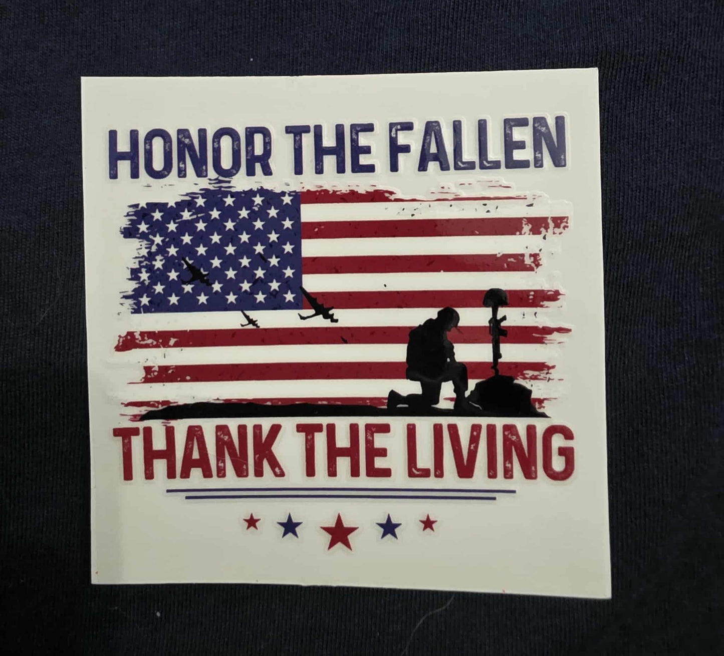 Honor the Fallen Thank the Living Decal