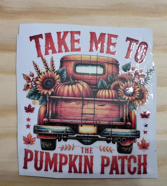 Take me to the Pumpkin Patch Decal