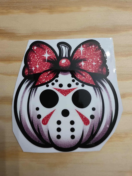 Jason Pumpkin Decal