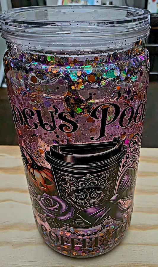 Hocus Pocus Glitter Tumbler